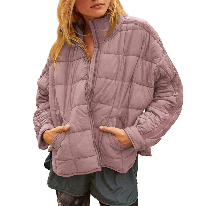 Karen Moree | Lightweight Compact Zip Puffer Jacket