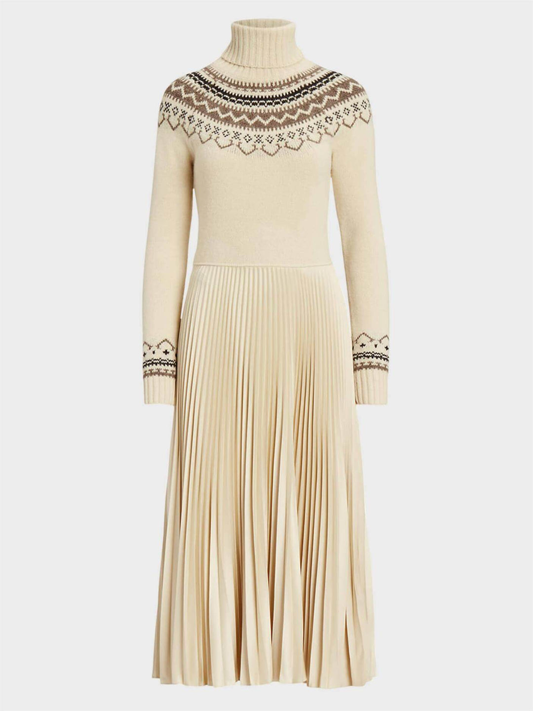 Karen Moree | Women's Turtleneck Sweater, Fair Isle Pattern