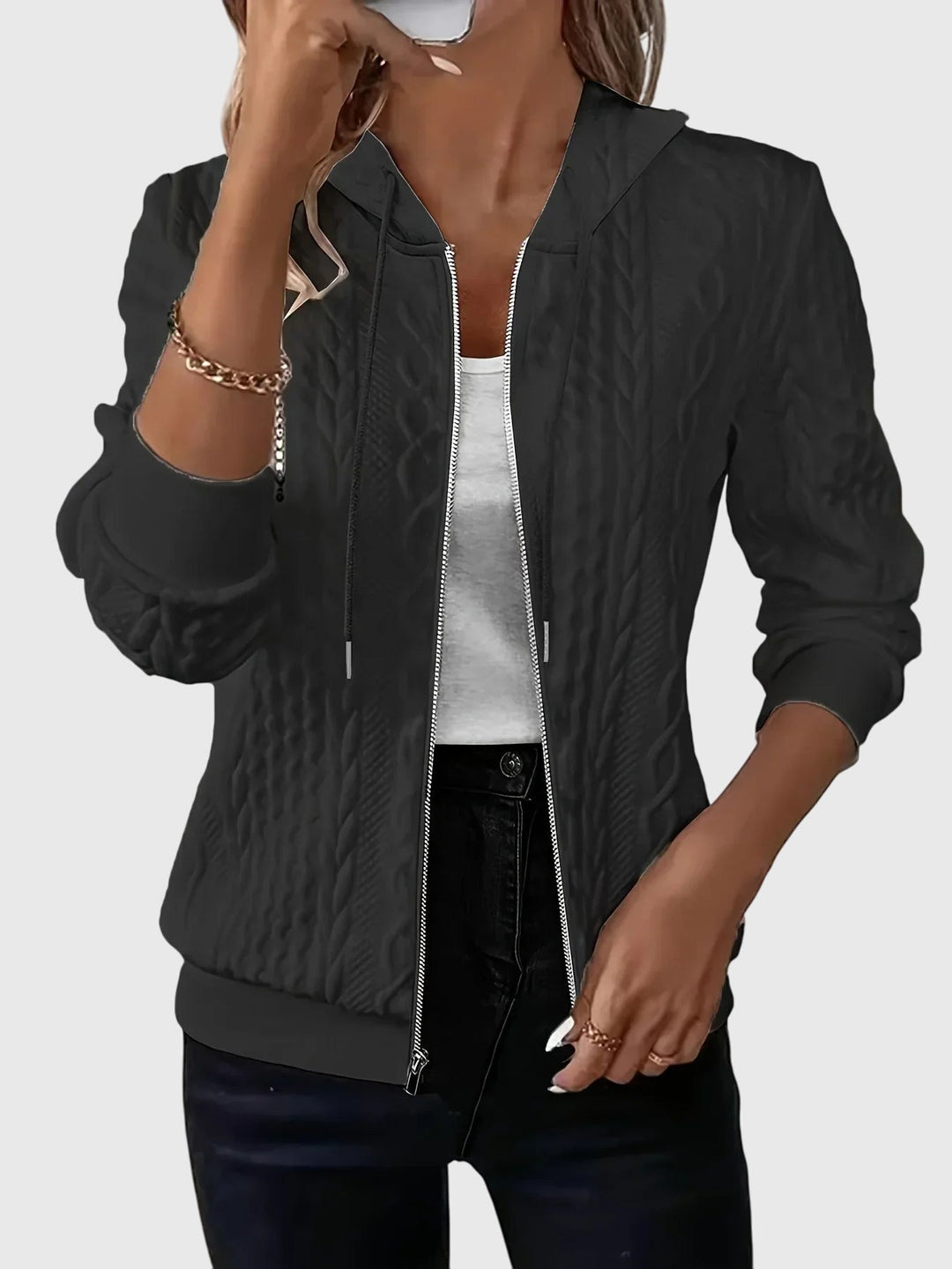 Karen Moree | Hoodie With Zipper
