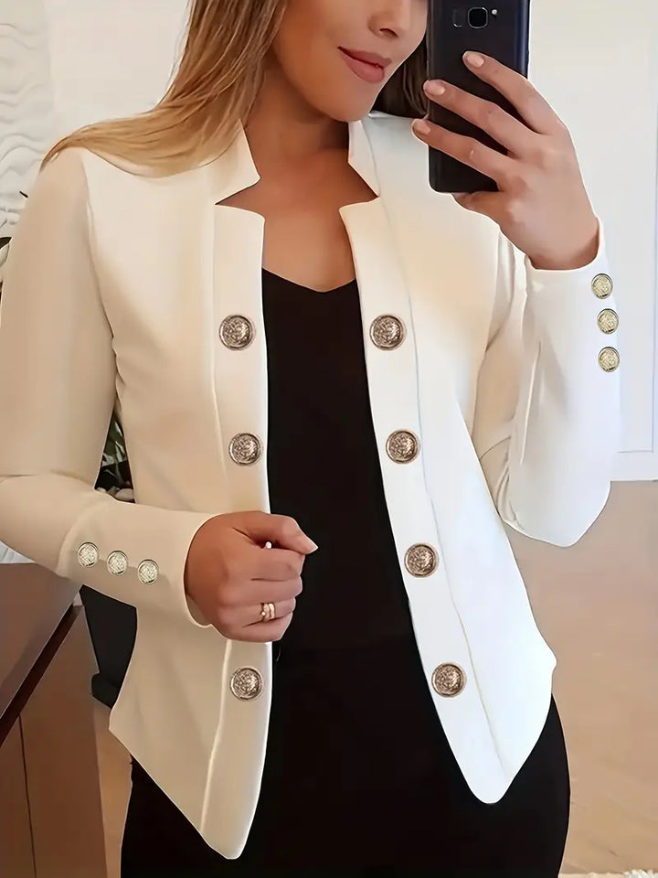Karen Moree | Stylish Double-Breasted Blazer
