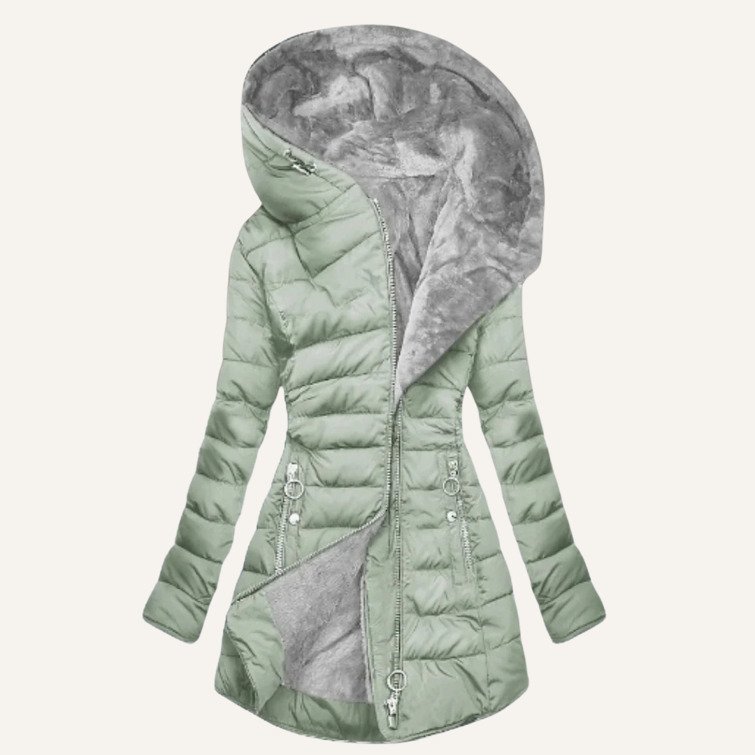Karen Moree | Fur-Lined Down Jacket