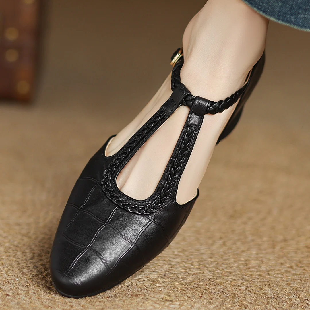 Karen Moree | Leather Mary Janes