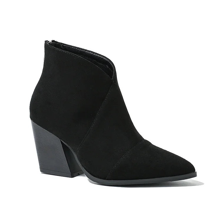 Karen Moree | Pointed Ankle Boot With Premium Effect