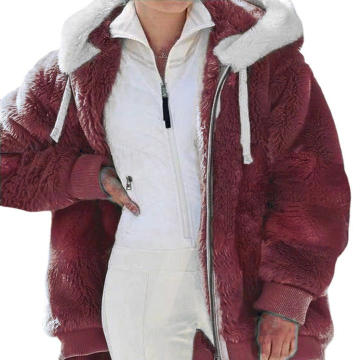 Karen Moree | Winter Jacket, Hooded, Zipper Closure