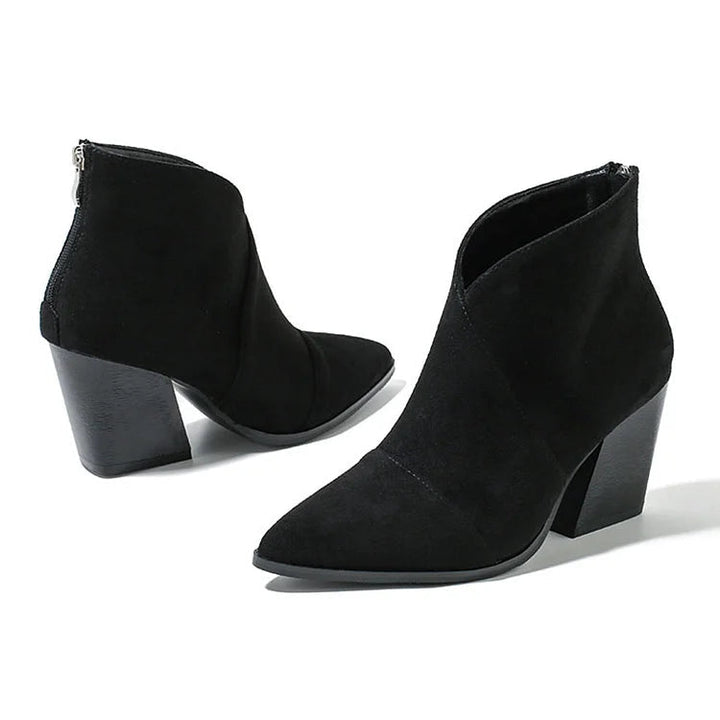 Karen Moree | Pointed Ankle Boot With Premium Effect