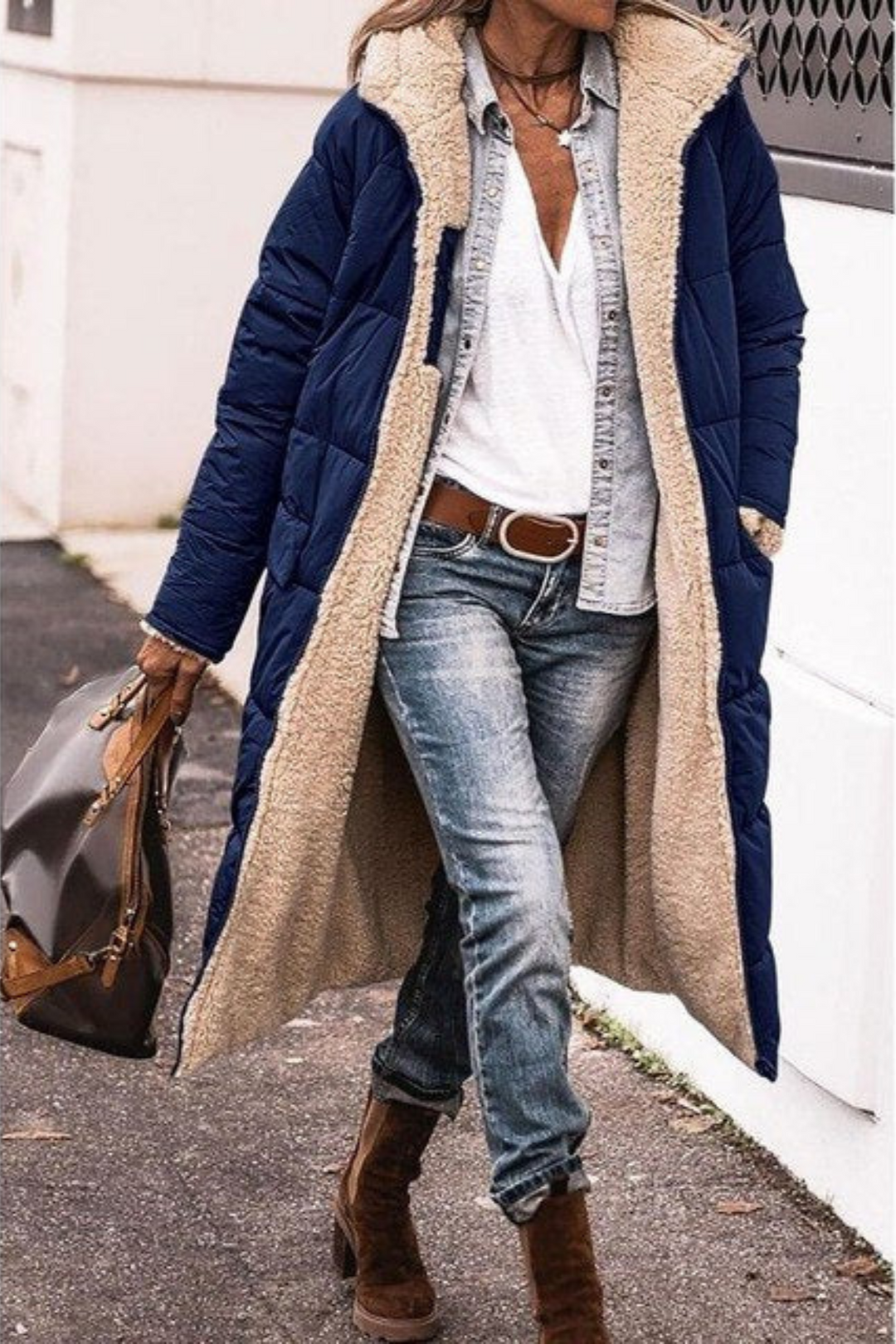 Karen Moree | Elegant Reversible Coat