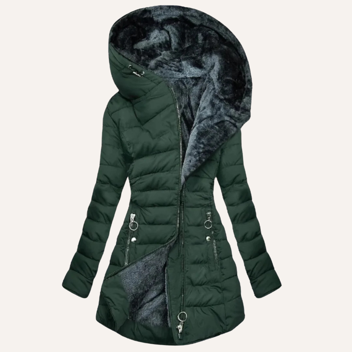 Karen Moree | Fur-Lined Down Jacket