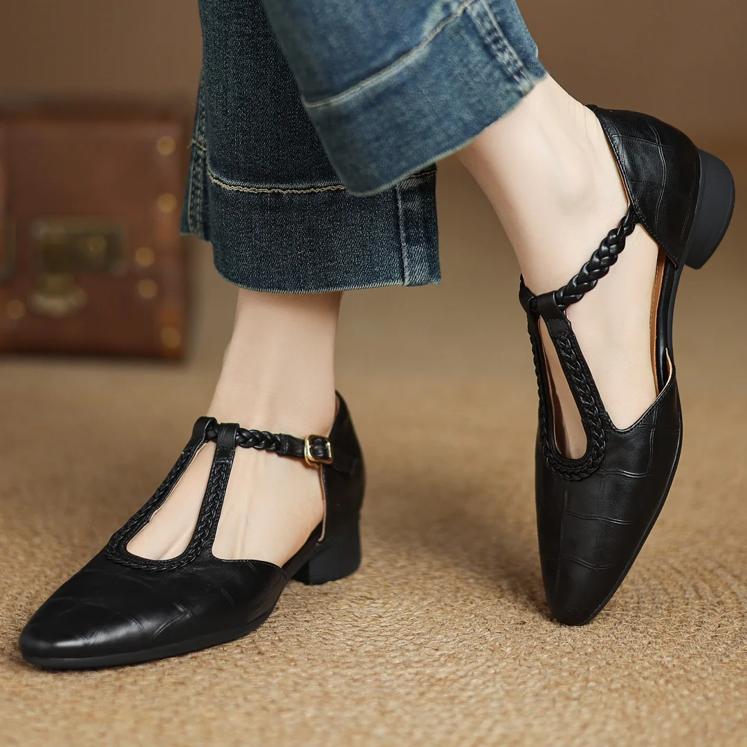 Karen Moree | Leather Mary Janes
