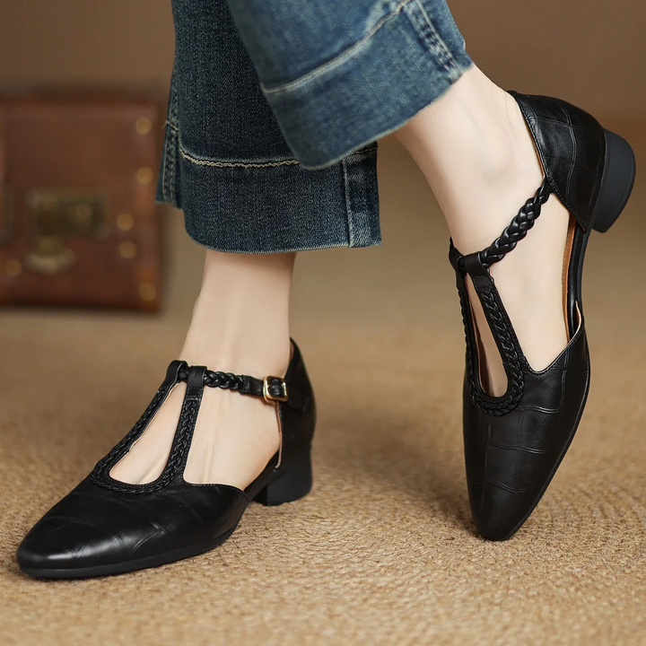 Karen Moree | Leather Mary Janes