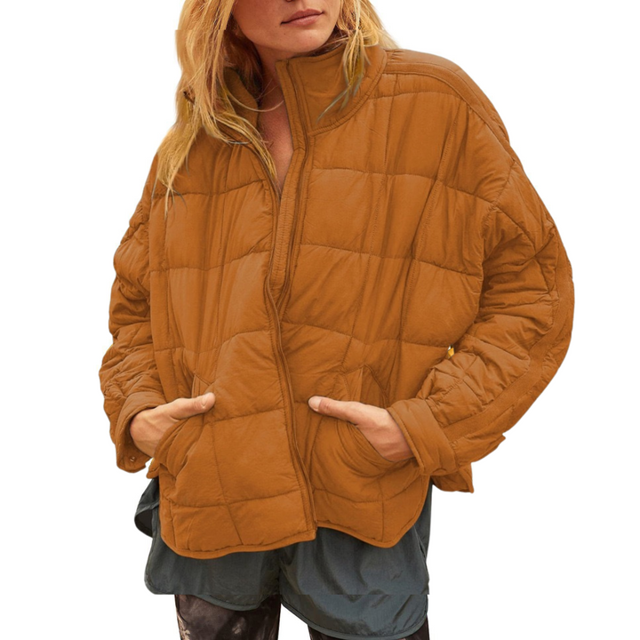 Karen Moree | Lightweight Compact Zip Puffer Jacket