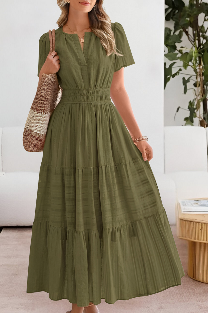 Karen Moree | Tiered Maxi Dress