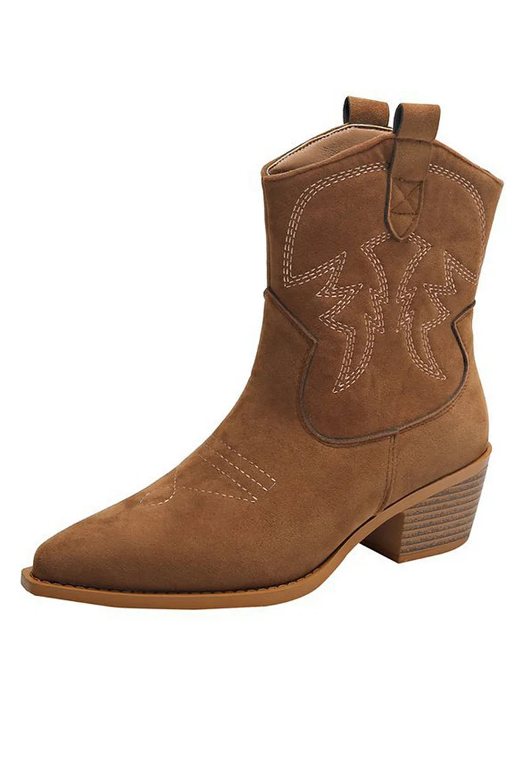 Karen Moree | Pointed Western Ankle Boot
