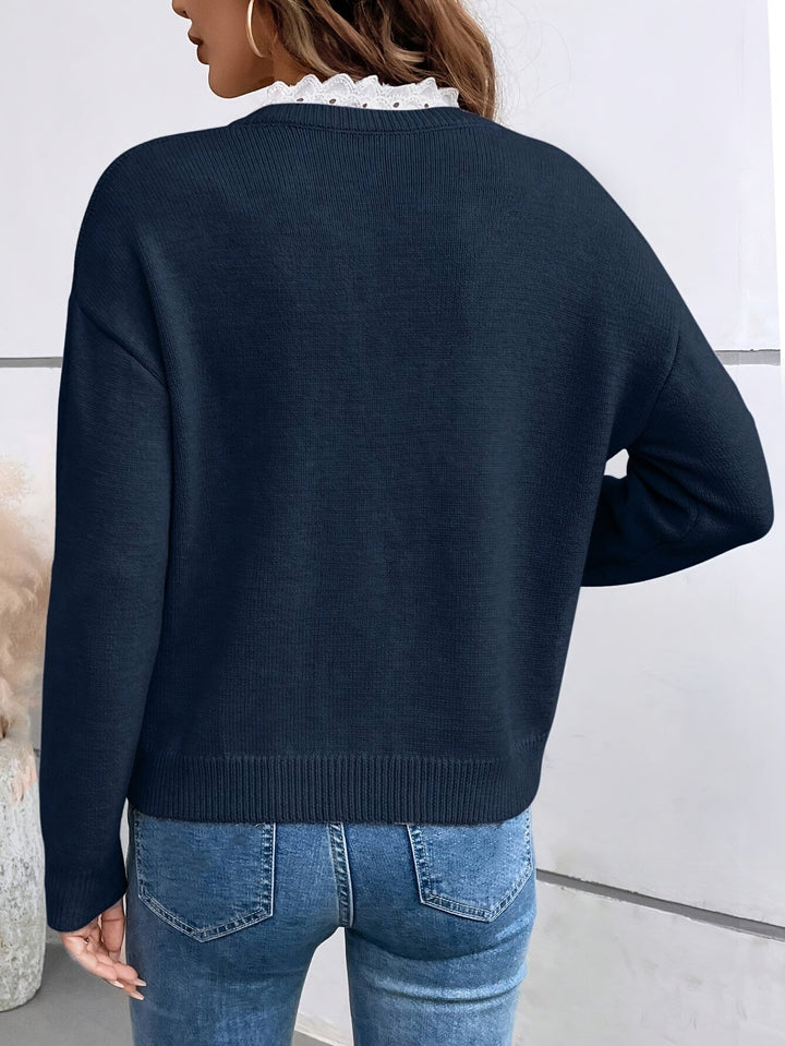 Karen Moree | Elegant French Collar Blouse
