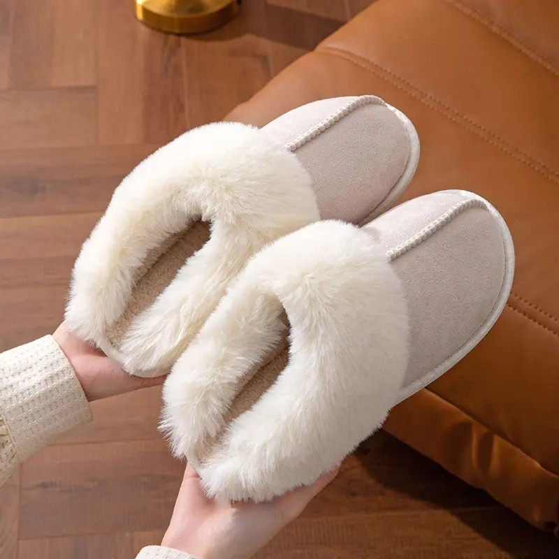 Karen Moree | Non Slip Fur Slippers For Winter