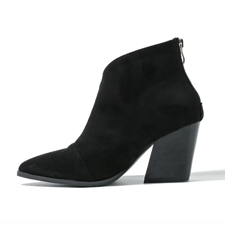Karen Moree | Pointed Ankle Boot With Premium Effect