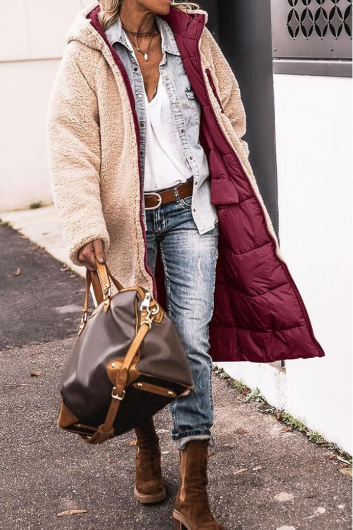 Karen Moree | Elegant Reversible Coat