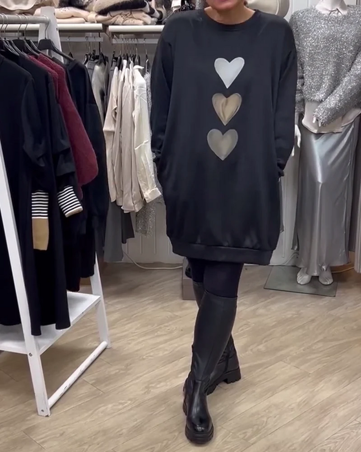 Karen Moree | Stylish Heart Sweater