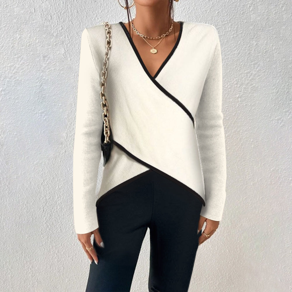 Karen Moree | Elegant V-Neck Sweater