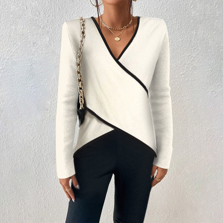 Karen Moree | Elegant V-Neck Sweater