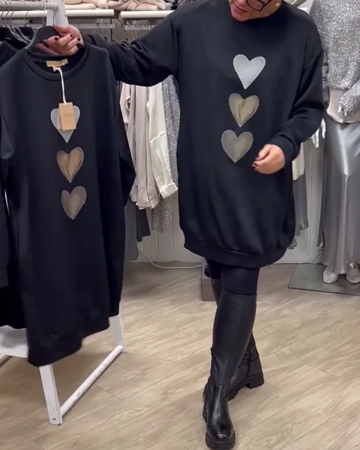 Karen Moree | Stylish Heart Sweater