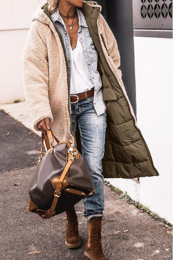 Karen Moree | Elegant Reversible Coat