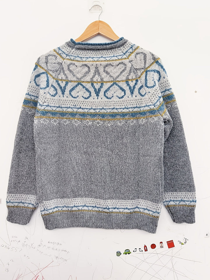 Karen Moree | Elegant Nordic Sweater, Warm, Winter-Ready