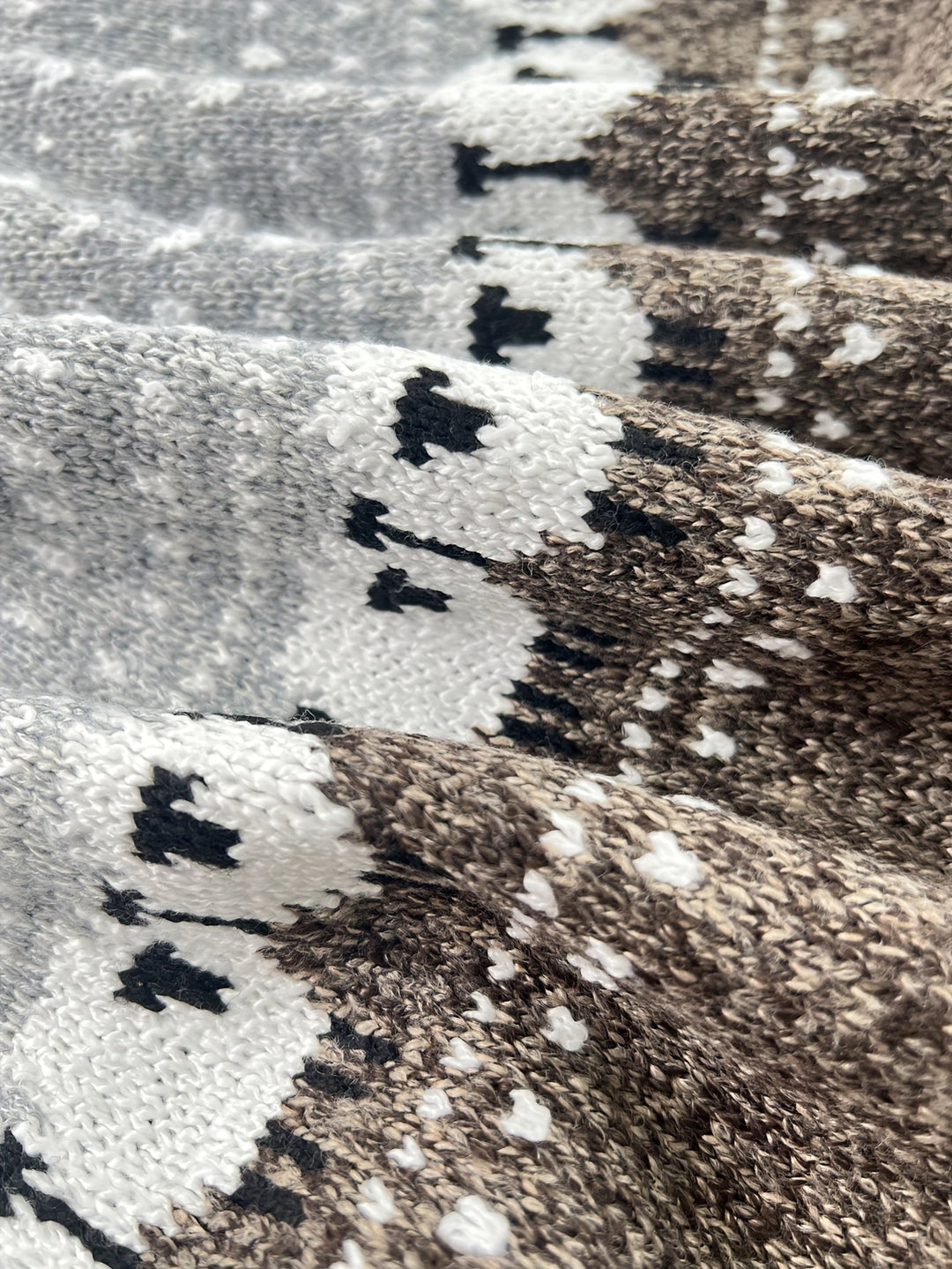 Karen Moree | Elegant Winter Sweater, Sheep Jacquard Pattern
