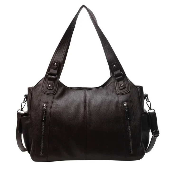 Karen Moree | Dual Zipper Large Capacity Shoulder Bag