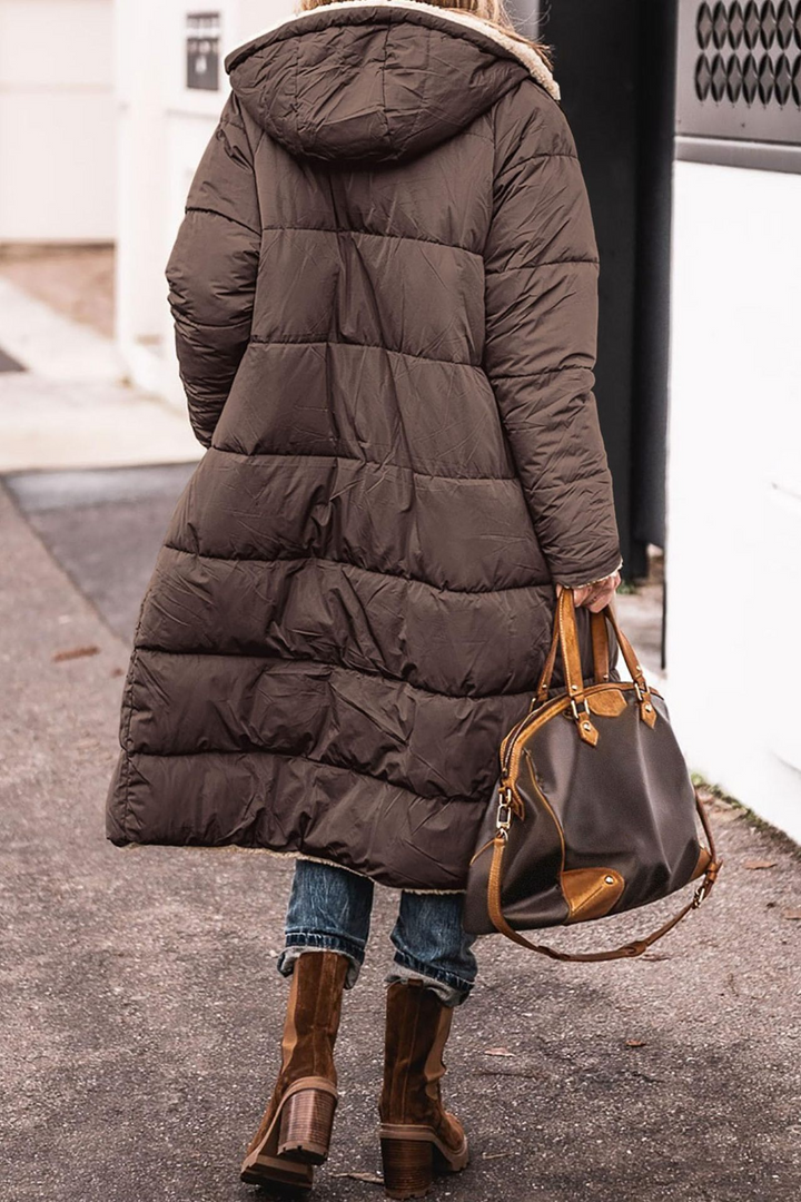 Karen Moree | Luxe Reversible Sherpa Coat