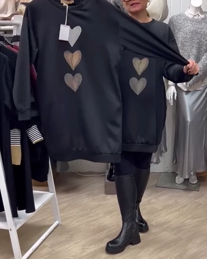 Karen Moree | Stylish Heart Sweater