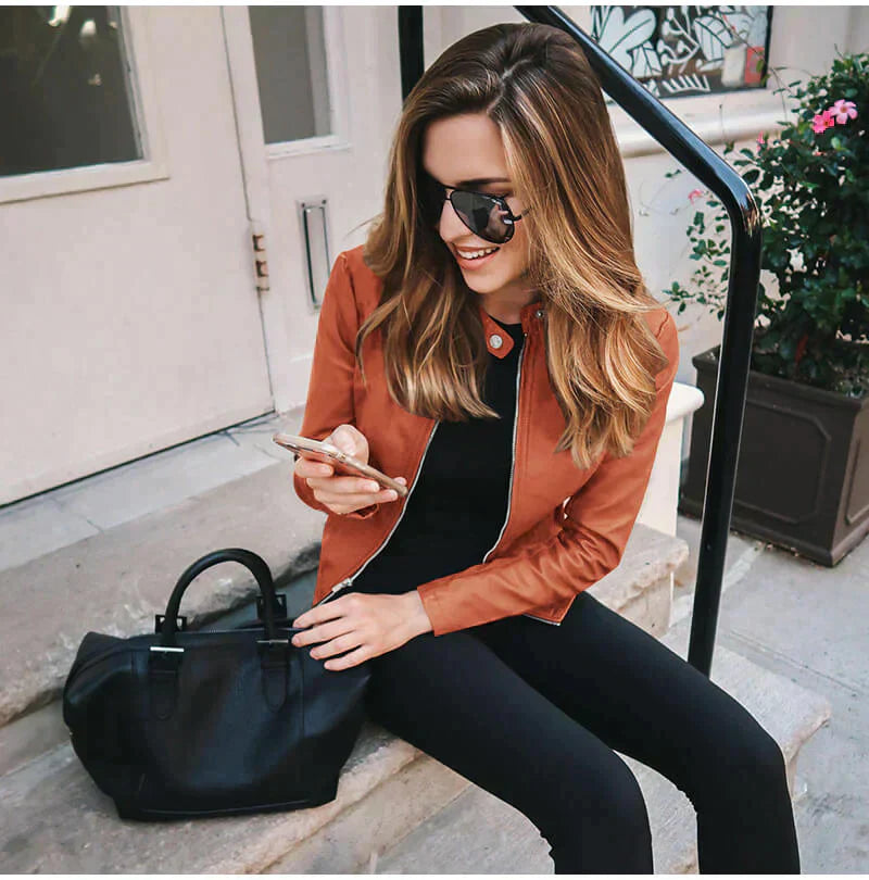 Karen Moree | Italian Leather Jacket