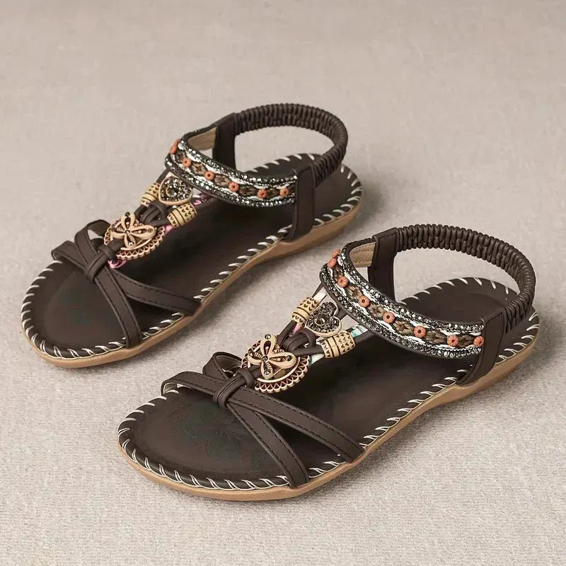 Karen Moree | Flat Sandals, Boho Style
