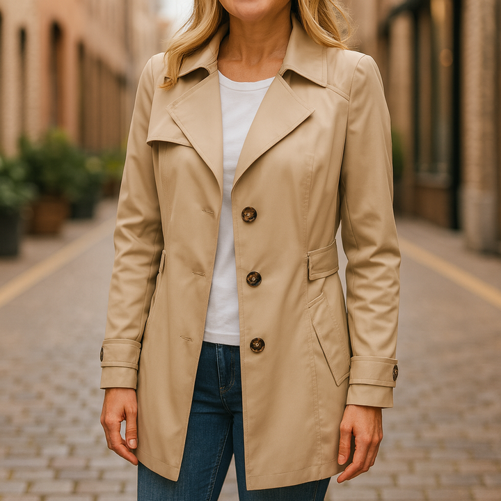 Karen Moree | Elegant Trench Coat