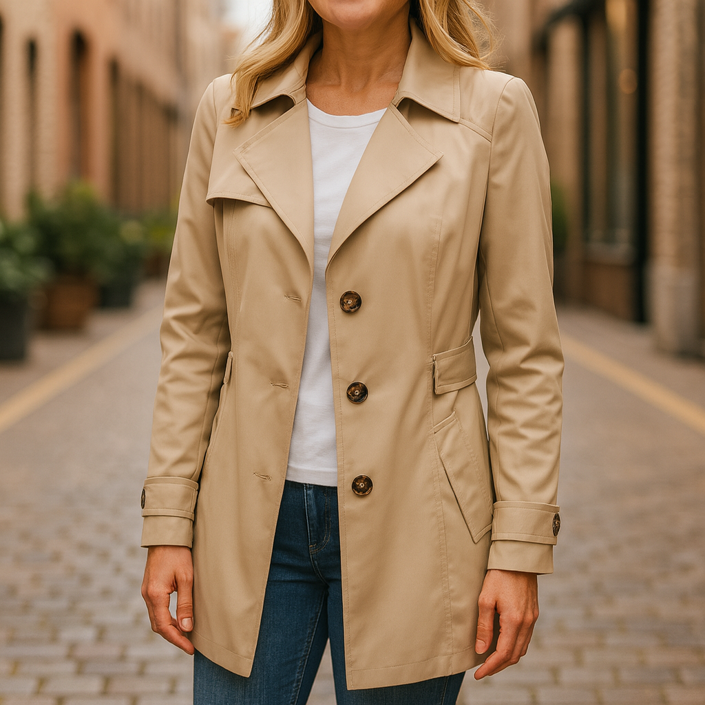 Karen Moree | Elegant Trench Coat
