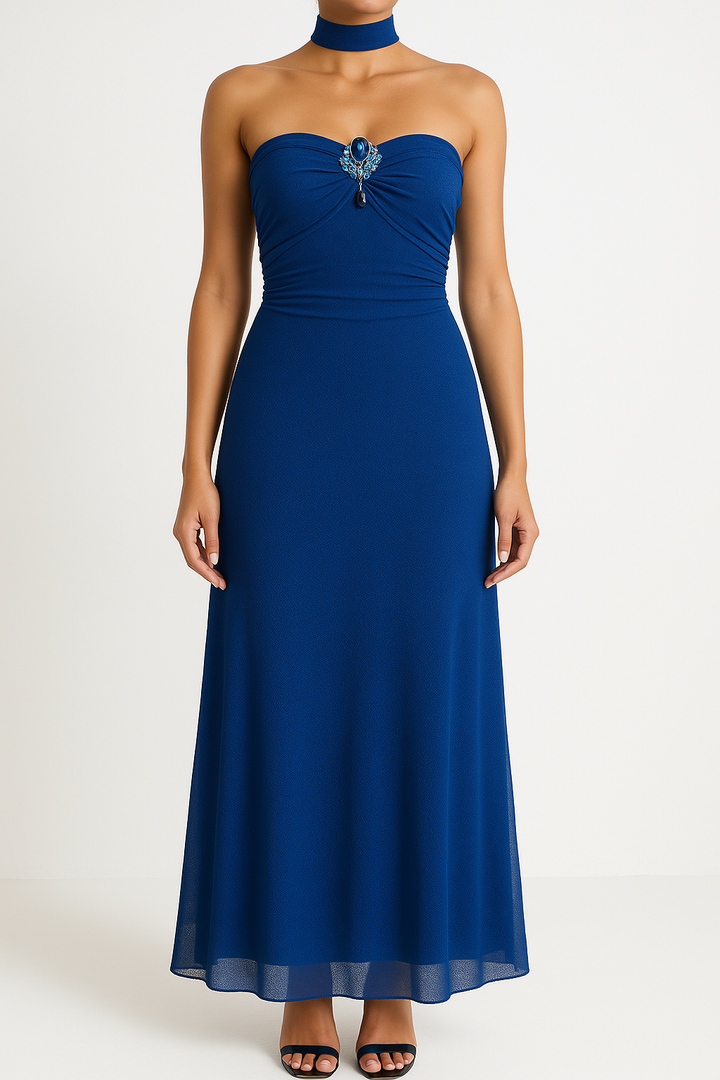 Karen Moree | Strapless Slim Fit Cocktail Dress