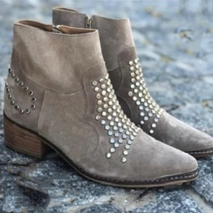 Karen Moree | Ankle Boots With Studs