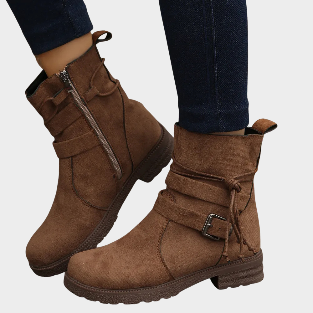 Karen Moree | Low Heel Ankle Boots