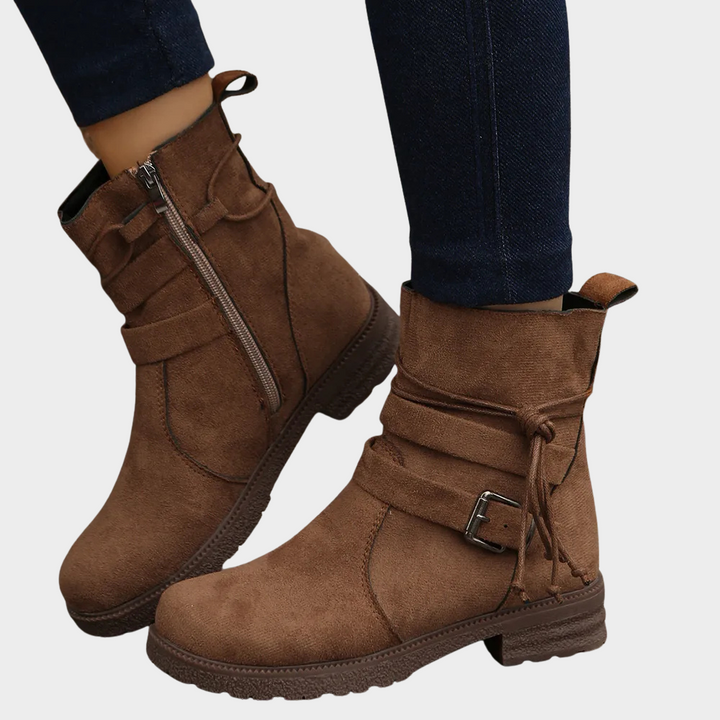 Karen Moree | Low Heel Ankle Boots
