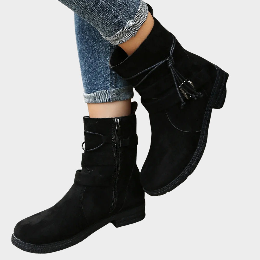 Karen Moree | Low Heel Ankle Boots