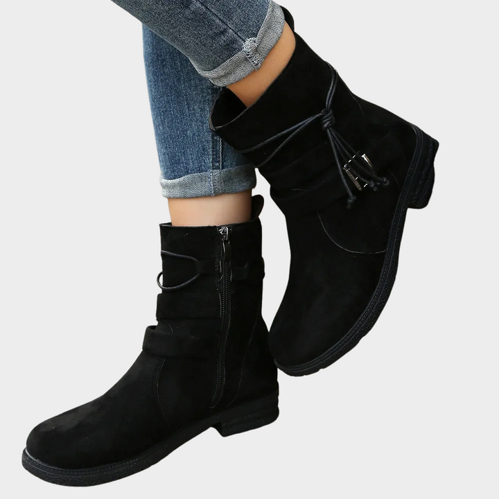 Karen Moree | Low Heel Ankle Boots