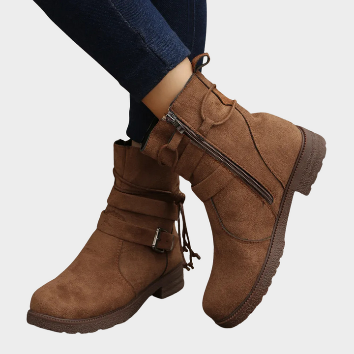 Karen Moree | Low Heel Ankle Boots