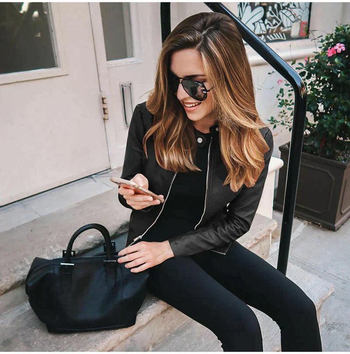 Karen Moree | Italian Leather Jacket