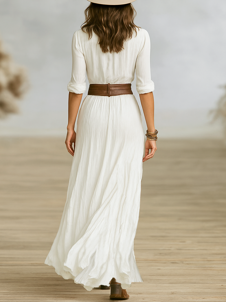 Karen Moree | Button-Down Maxi Dress