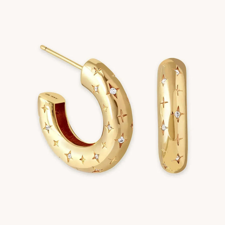 Karen Moree | 18K Gold Star Earrings