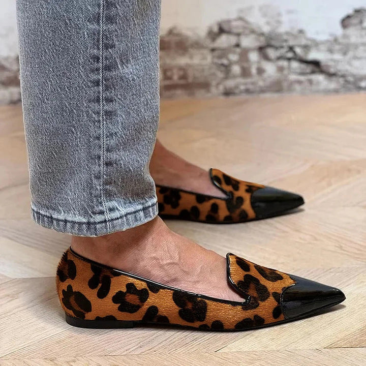 Karen Moree | Refined Animal Print Ballet Flats