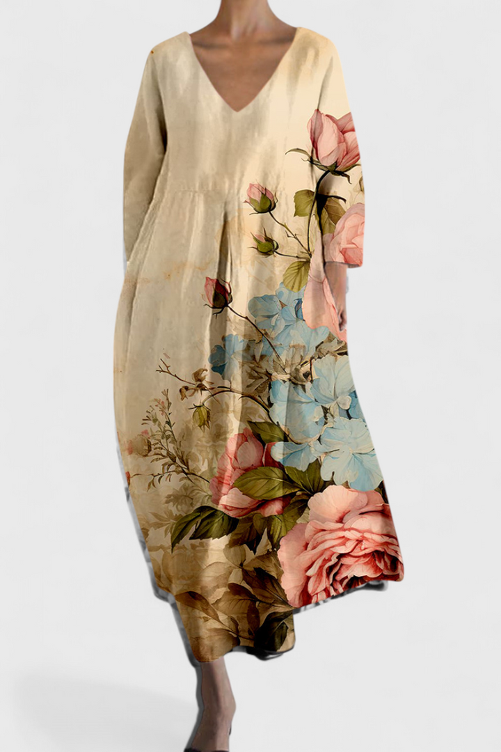 Karen Moree | Art Bloom Midi Dress