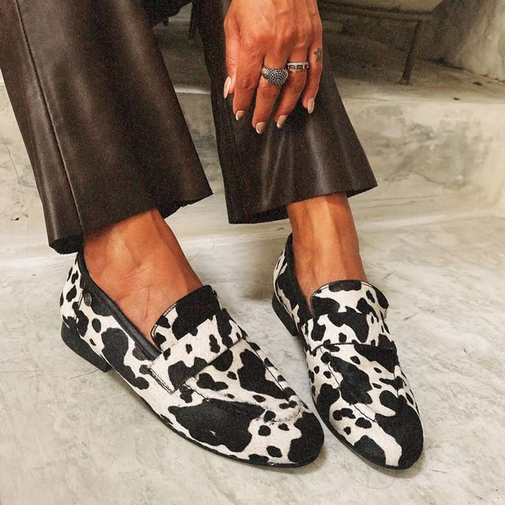 Karen Moree | Elegant Animal Print Loafers