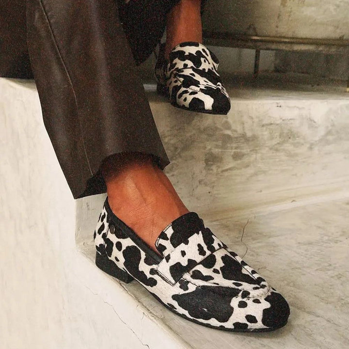 Karen Moree | Elegant Animal Print Loafers