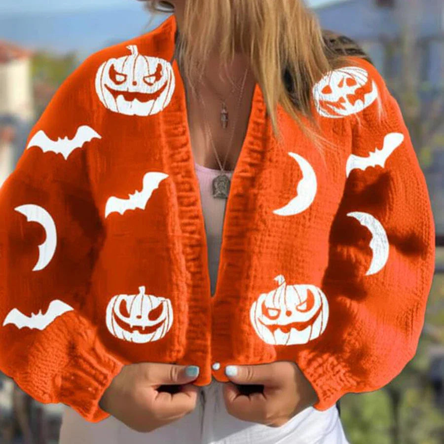 Karen Moree | Women’s Print V-Neck Cardigan