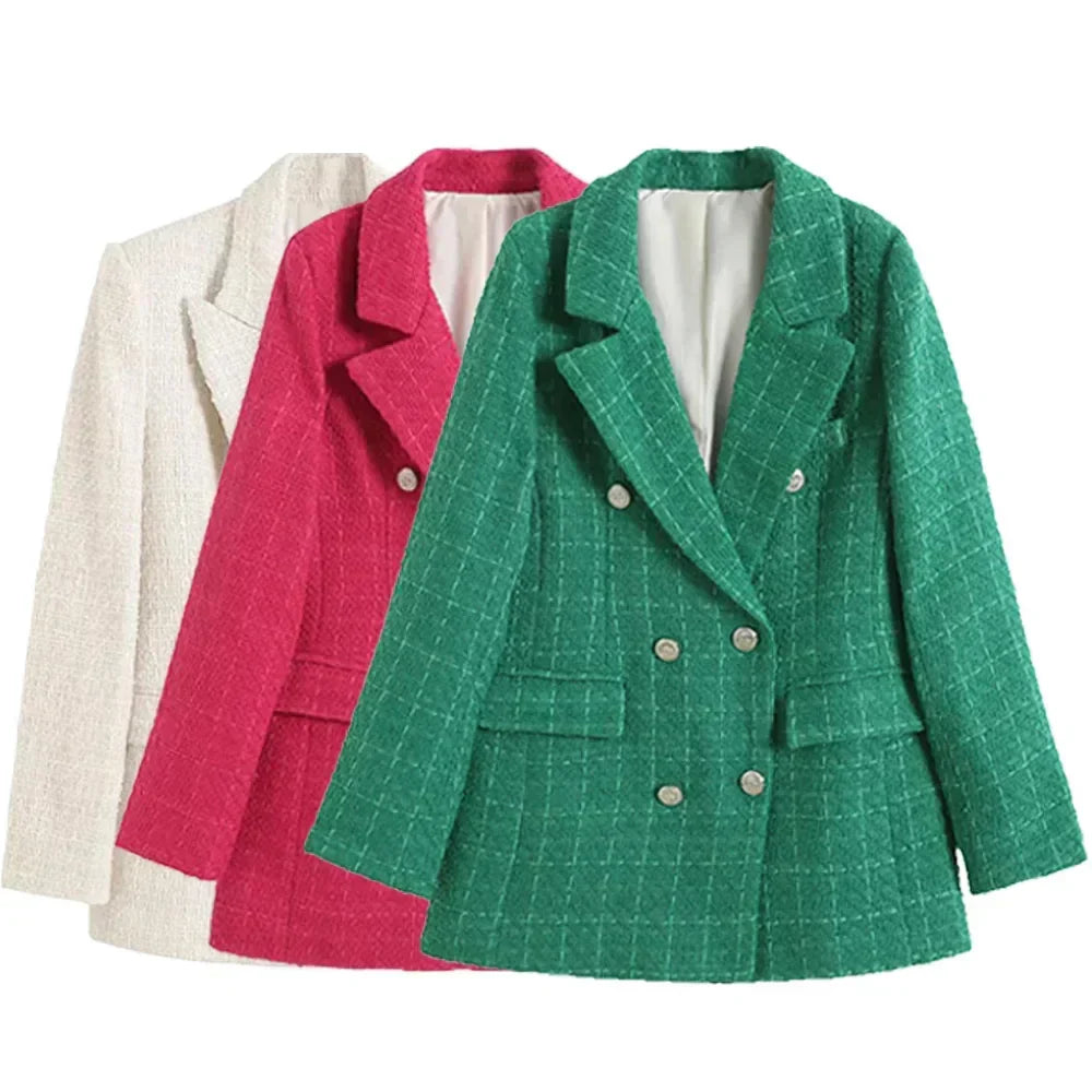 Karen Moree | Stylish Tweed Blazer